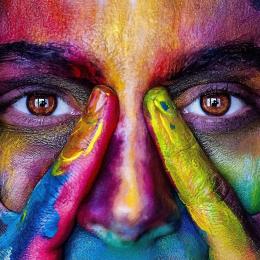 mädchen, gesicht, bunt, farben, künstlerisch, modell, person, frau, augen, kunst, farbe, porträt, körperfarbe, bemalung, gesicht, gesicht, bunt, bunt, farben, farben, person, frau, frau, frau, augen, kunst, kunst, kunst, kunst, kunst, farbe
